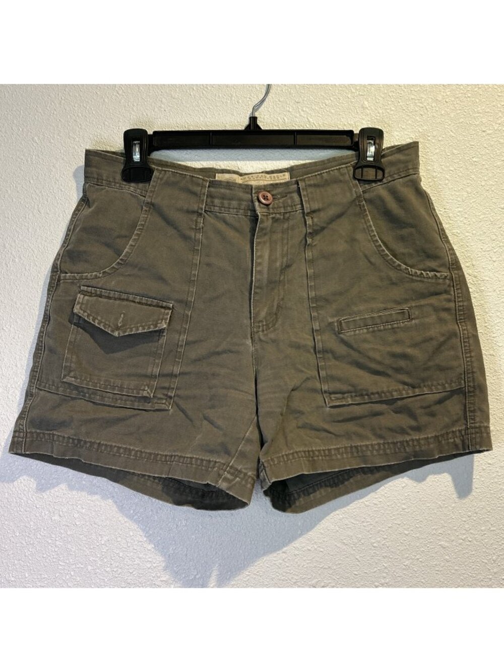 American Eagle AE SUPPL VTG  Womens 4 Shorts Olive Green Cotton Cargo